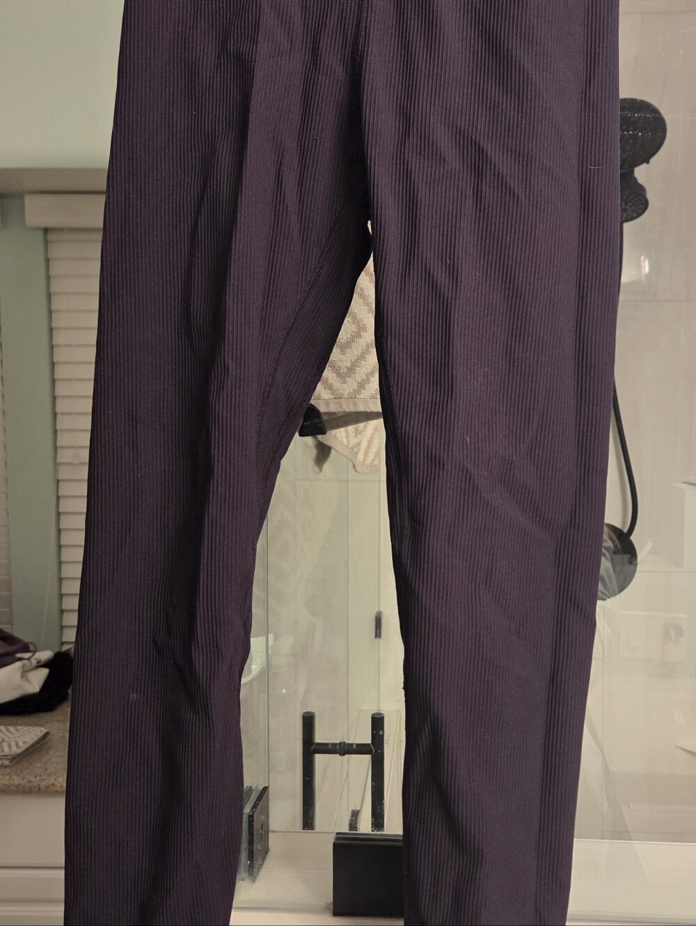 Women's Born Primative Ribbed Black 7/8 Leggings